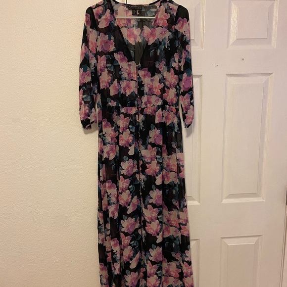 Floral maxi cover up - Picture 1 of 4